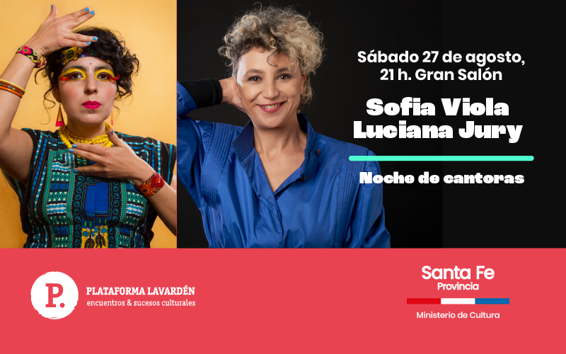 Sofia Viola y Luciana Jury. Noche de Cantoras